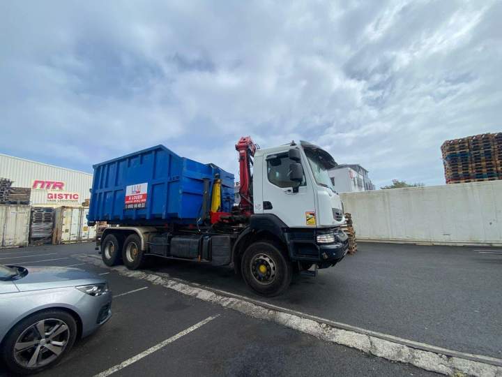 Flotte de camions de chantier, La Réunion
