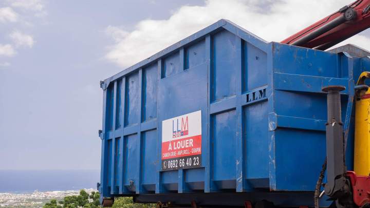 Flotte de camions de chantier, La Réunion